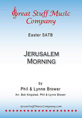 Jerusalem Morning SATB choral sheet music cover